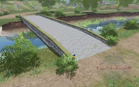 Бетонный мост для Farming Simulator 2017