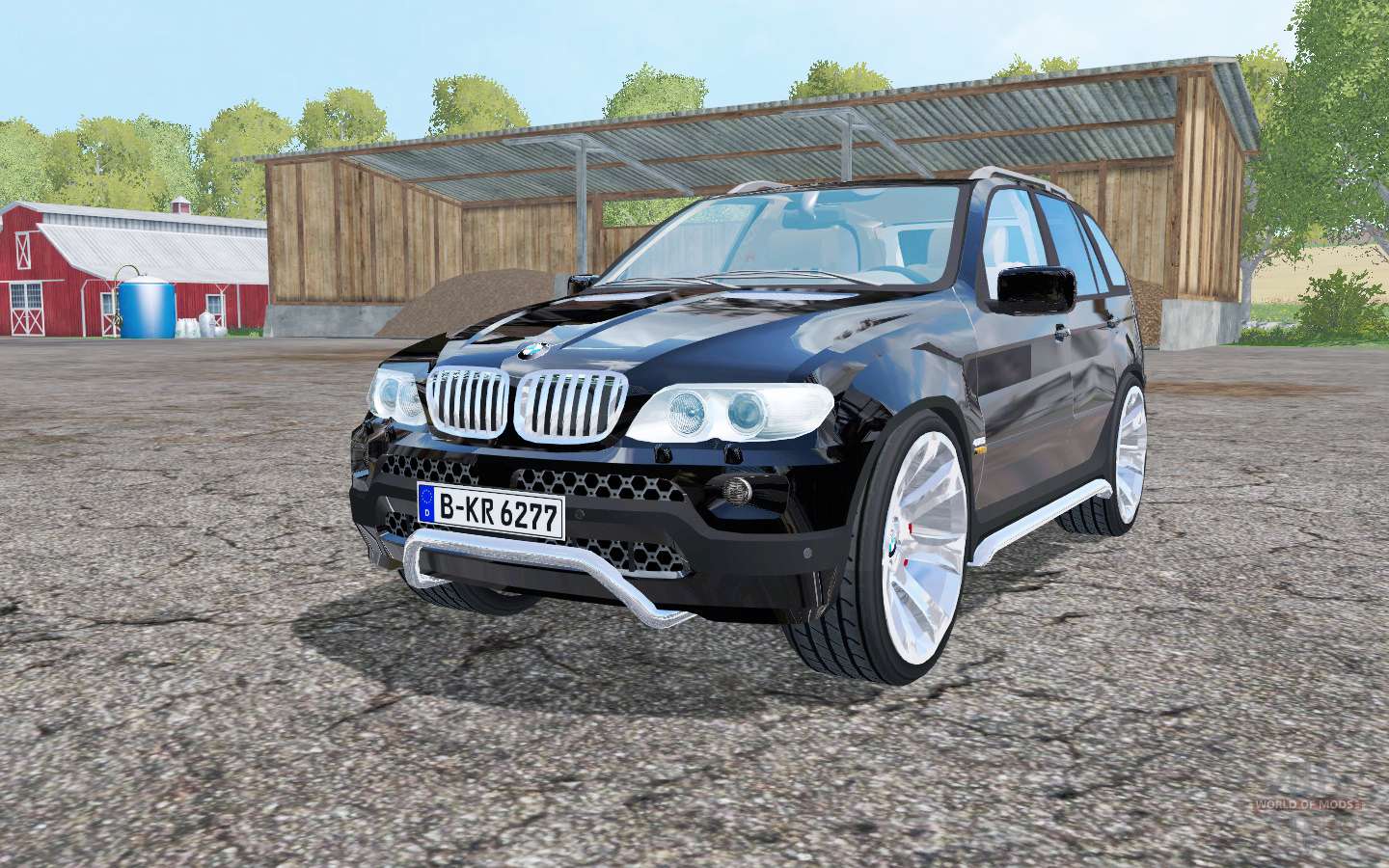 BMW X5 (E53) 2004 black для Farming Simulator 2015