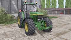 John Deere 7800 dual rear для Farming Simulator 2017