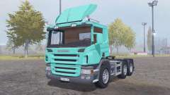 Scania P420 bright turquoise для Farming Simulator 2013