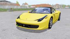 Ferrari 458 Italia 2009 для Farming Simulator 2017