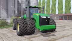 John Deere 9570R twin wheels для Farming Simulator 2017
