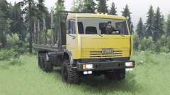 КамАЗ 65111 умеренно-желтый для Spin Tires