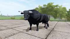 Чёрный бык для Farming Simulator 2017