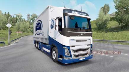 Volvo FH16 750 Globetrotter XL cab 2014 Tandem для Euro Truck Simulator 2