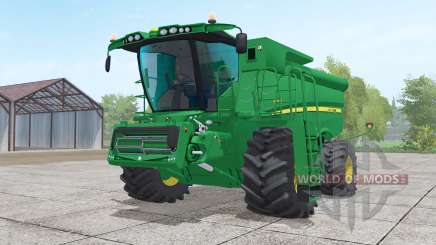 John Deere S690i with header для Farming Simulator 2017