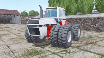 Case 2870 Traction King twin wheels для Farming Simulator 2017