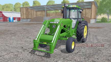 John Deere 4455 front loader для Farming Simulator 2015