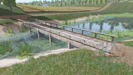 Деревянный мост для Farming Simulator 2017