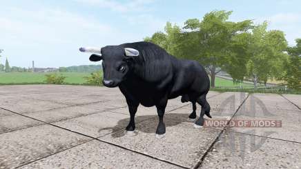 Чёрный бык для Farming Simulator 2017