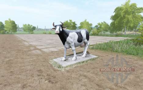 Скульптура коровы для Farming Simulator 2017