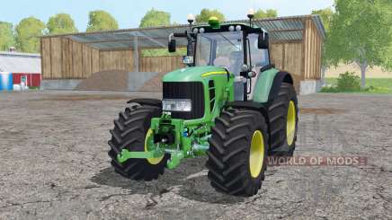 John Deere 7530 Premium front loader для Farming Simulator 2015