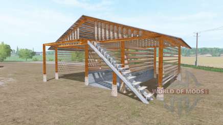 Wooden shed для Farming Simulator 2017
