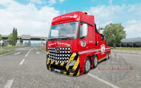 Mercedes-Benz Actros Tow Truck для Euro Truck Simulator 2