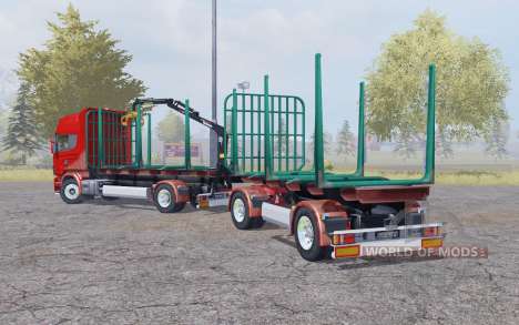 Scania R730 4x4 Timber Truck для Farming Simulator 2013