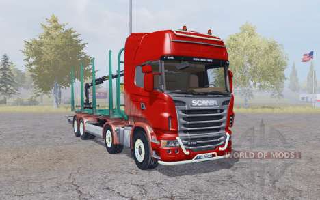 Scania R730 8x8 Timber Truck для Farming Simulator 2013