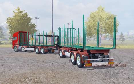 Scania R730 8x8 Timber Truck для Farming Simulator 2013