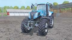 New Holland T8.435 double wheels для Farming Simulator 2015