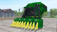 John Deere 9950 with headers для Farming Simulator 2017