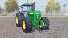 John Deere 4455 double wheels для Farming Simulator 2013