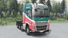 Volvo FH16 750 8x4 tractor Globetrotter cab для Spin Tires