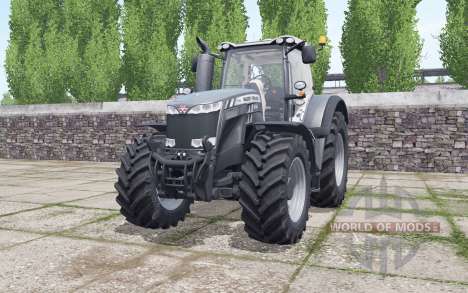 Massey Ferguson 8732 Black Edition для Farming Simulator 2017