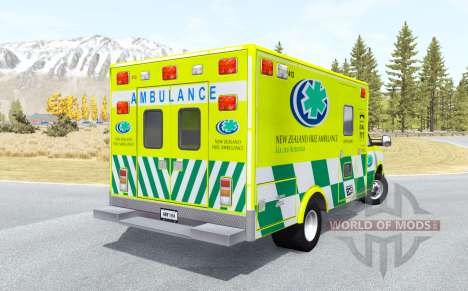 Gavril H-Series Ambulance New Zealand для BeamNG Drive