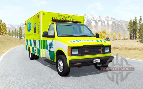 Gavril H-Series Ambulance New Zealand для BeamNG Drive