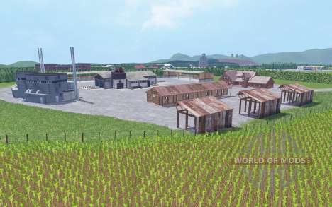 Taharoa Valley для Farming Simulator 2015