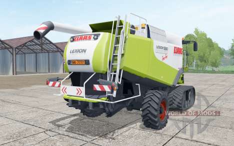 Claas Lexion 580 TerraTrac для Farming Simulator 2017