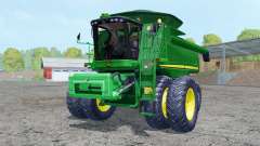 John Deere 9770 STS dual front wheels для Farming Simulator 2015