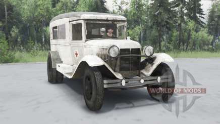 ГАЗ 55 1938 Санитарный v1.5.1 для Spin Tires