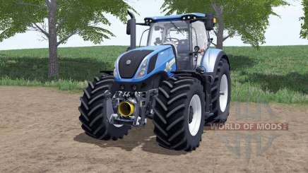New Holland T7.290 Heavy Dutƴ для Farming Simulator 2017