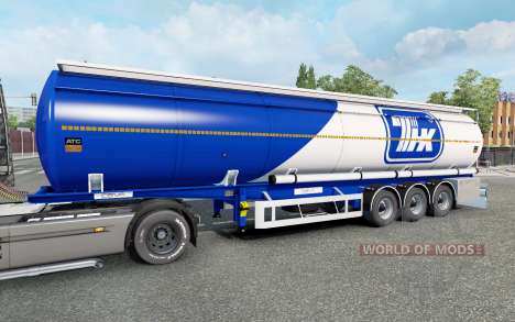 Полуприцеп-цистерна для Euro Truck Simulator 2