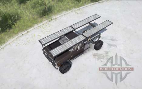 Chevrolet K20 ramp truck для Spintires MudRunner