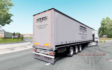 Тентованный полуприцеп для Euro Truck Simulator 2