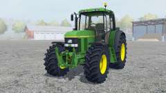 John Deere 6610 change wheels для Farming Simulator 2013