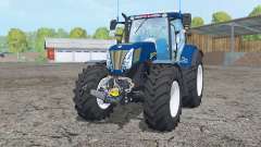New Holland T7.270 dark blue для Farming Simulator 2015