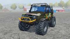 УАЗ Hunter (315195-130) Monster для Farming Simulator 2013
