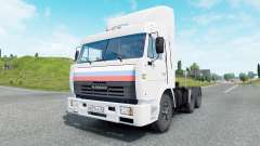 КамАЗ-54115 белый окрас для Euro Truck Simulator 2