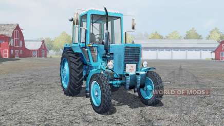 МТЗ 80 Беларус ярко-голубой окрас для Farming Simulator 2013