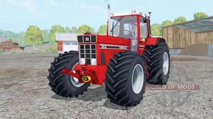 International 1455 XL Continental tires для Farming Simulator 2015