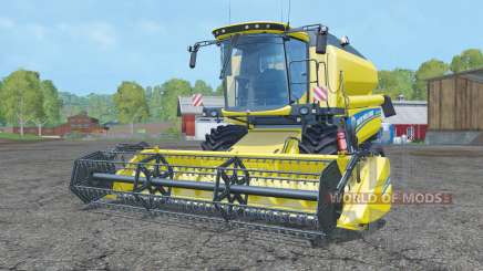 New Holland TC5.90 pure yellow для Farming Simulator 2015
