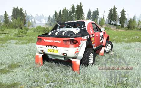 Mitsubishi L200 Triton Dakar для Spintires MudRunner