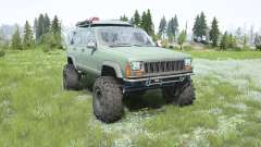 Jeep Cherokee (XJ) 1996 lifted для MudRunner