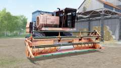 Дон-1500А мягко-оранжевый окрас для Farming Simulator 2017