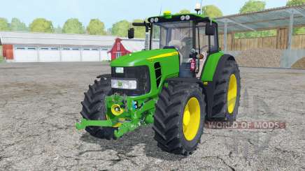 John Deere 7430 Premium front loader для Farming Simulator 2015