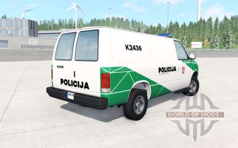 Gavril H-Series Lithuanian Police для BeamNG Drive