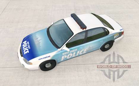 Ibishu Pessima 1996 West Coast Police для BeamNG Drive