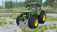 John Deere 7530 Premium moving elements для Farming Simulator 2015